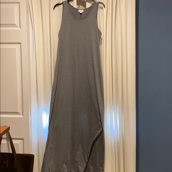 LuLaRoe Dresses & Skirts - Lularoe grey tank maxi dress
